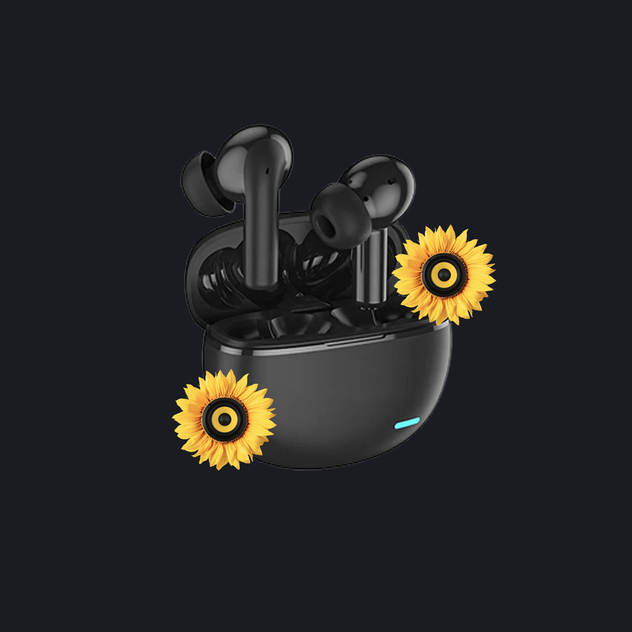 BassBloom EarPods Switch Off (Black)