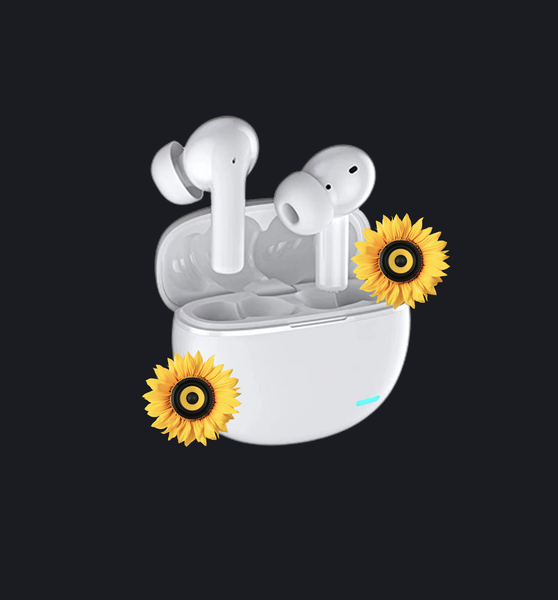 BassBloom EarPods Switch On (White)